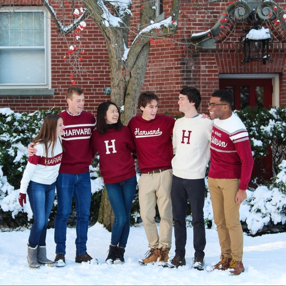 Harvard Knit Stadium Sweater